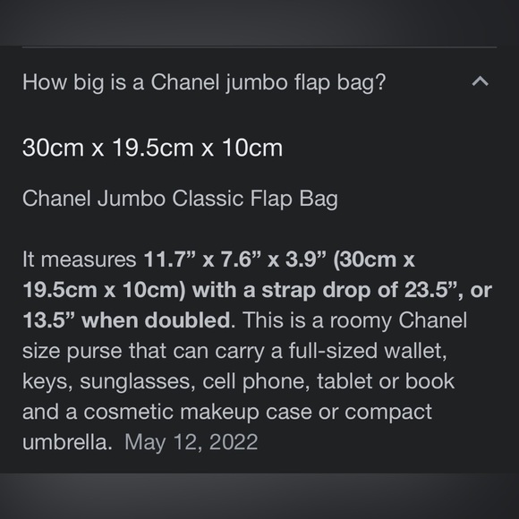 Chanel Jumbo Ivory/Grey ombré stripe bag Limited Edition price firm - Picture 9 of 17